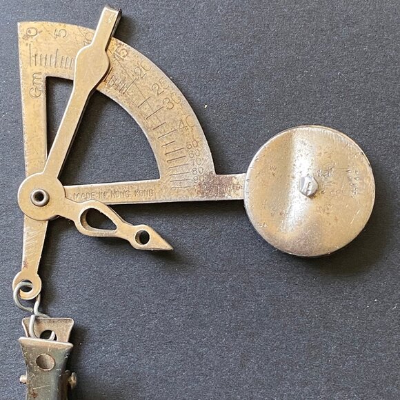 Vintage Handheld Postal Scale Made In Hong Kong - Picture 1 of 1